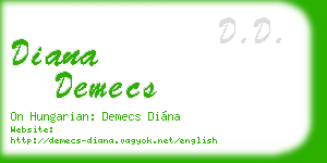 diana demecs business card